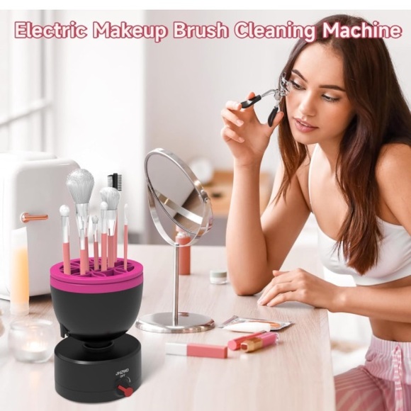 Electric Makeup Brush Cleaner Machine, Powerful Adjustable Speed - Picture 6 of 6